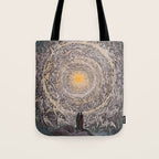 Gustave Dore - The saintly throng form a rose in the empyrean Tote Bag Gallery Image 1