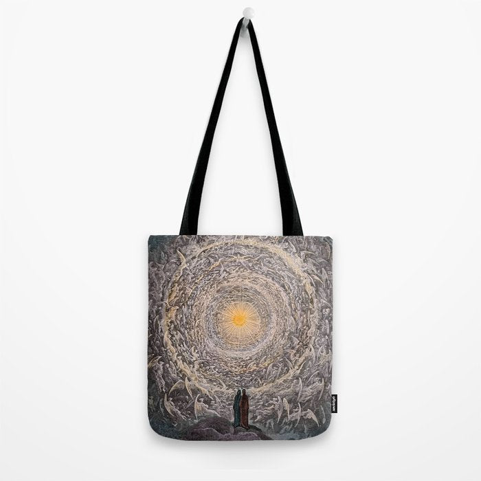 Gustave Dore - The saintly throng form a rose in the empyrean Tote Bag Gallery Image 2