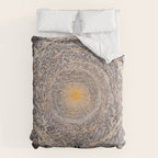 Gustave Dore - The saintly throng form a rose in the empyrean Duvet Cover Gallery Image 6