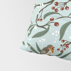 Christmas Robins Pillow Sham Gallery Image 4