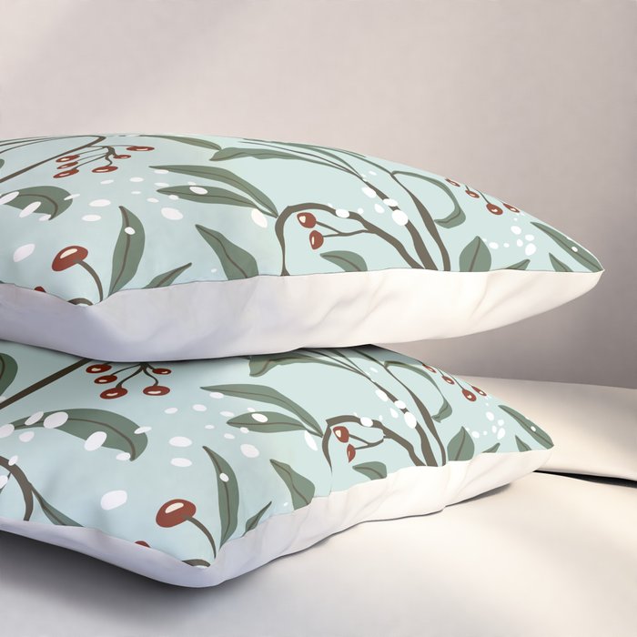 Christmas Robins Pillow Sham Gallery Image 3