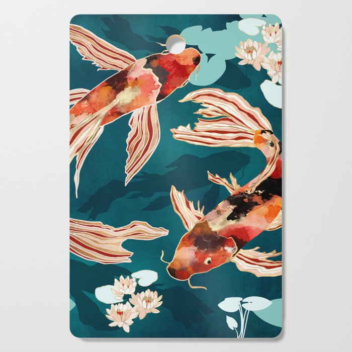 Metallic Koi VII Cutting Board Gallery Image 1