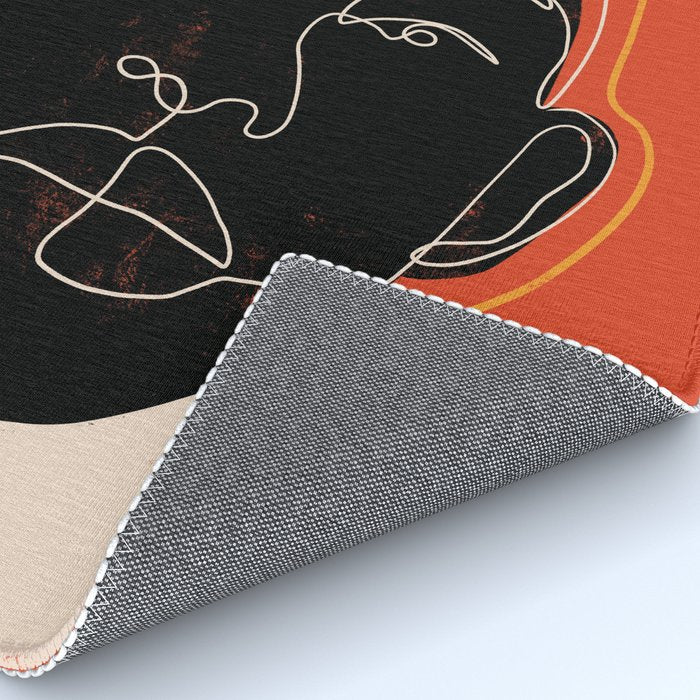 Black man  Rug Gallery Image 4