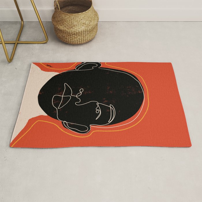 Black man  Rug Gallery Image 1