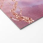 Blush and Purple Sky with Rose gold flashes Welcome Mat Gallery Image 2