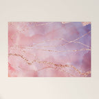 Blush and Purple Sky with Rose gold flashes Welcome Mat Gallery Image 1