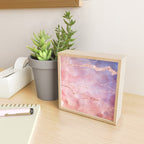 Blush and Purple Sky with Rose gold flashes Mini Art Print Gallery Image 2