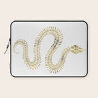 Snake Skeleton - Gold Laptop Sleeve Gallery Image 1