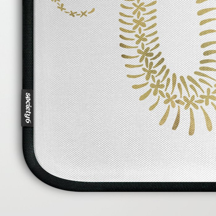 Snake Skeleton - Gold Laptop Sleeve Gallery Image 3