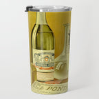 Cat, Absinthe, Vintage Beverage Poster Travel Mug Gallery Image 3