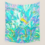 Colorful Palm Garden Wall Tapestry Gallery Image 4