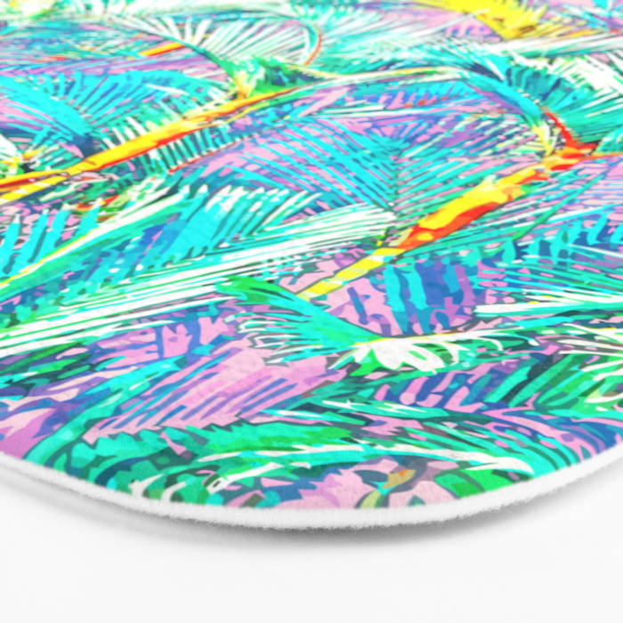 Colorful Palm Garden Bath Mat Gallery Image 3