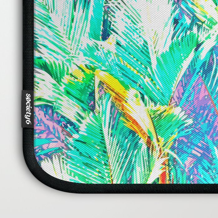 Colorful Palm Garden Laptop Sleeve Gallery Image 3