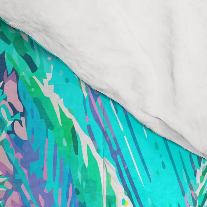 Colorful Palm Garden Comforter Gallery Image 4