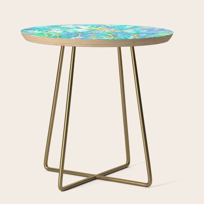 Colorful Palm Garden Side Table Gallery Image 1