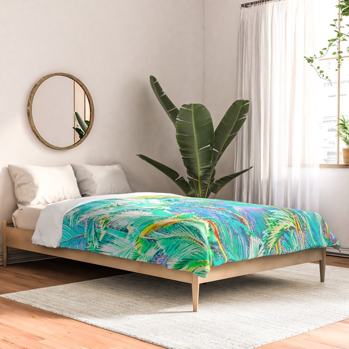 Colorful Palm Garden Comforter Gallery Image 2