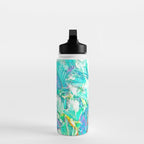 Colorful Palm Garden Water Bottle Gallery Image 3