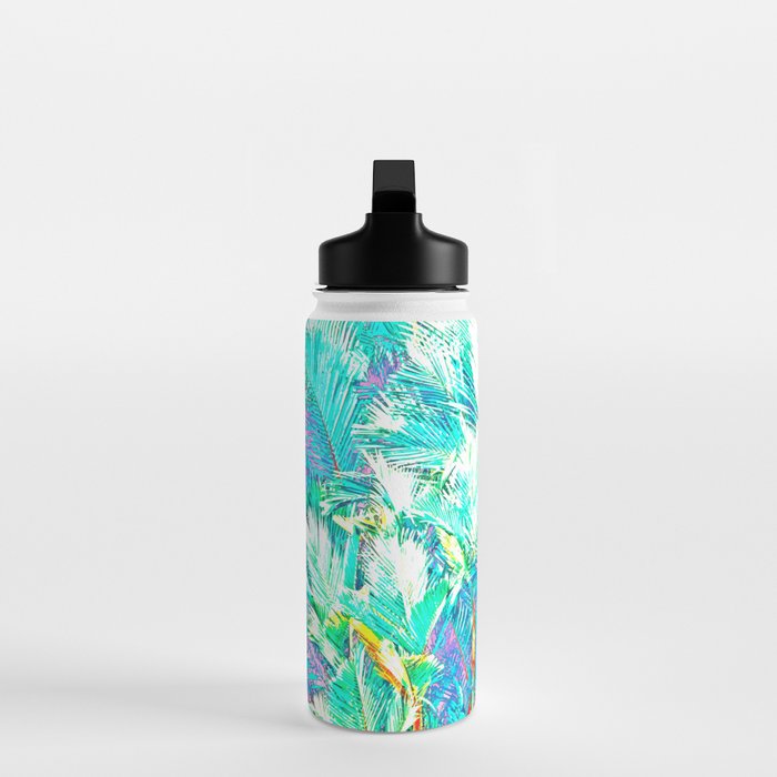 Colorful Palm Garden Water Bottle Gallery Image 3