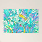Colorful Palm Garden Welcome Mat Gallery Image 1