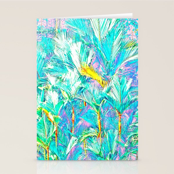 Colorful Palm Garden Stationery Card Gallery Image 2