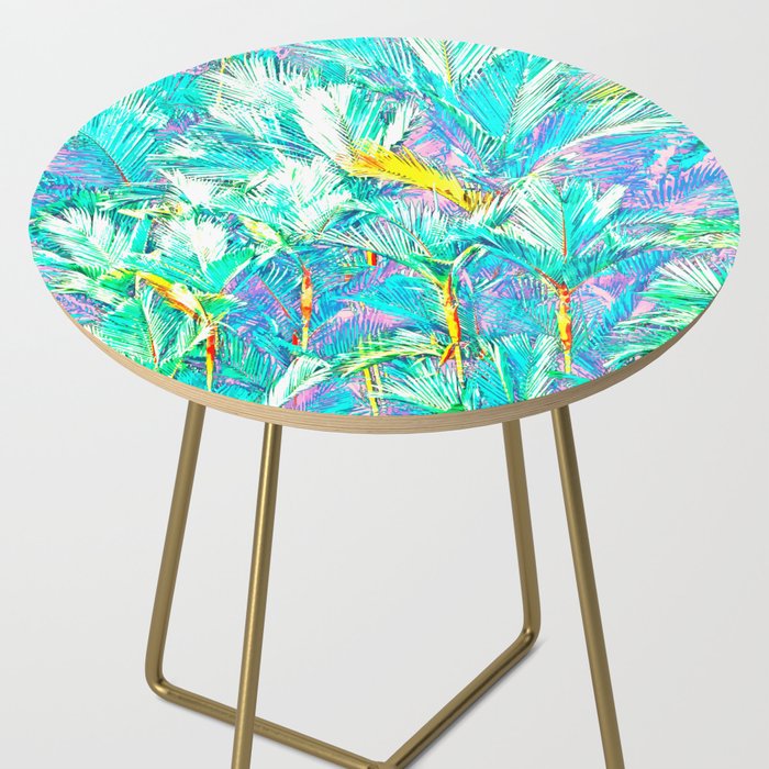 Colorful Palm Garden Side Table Gallery Image 2