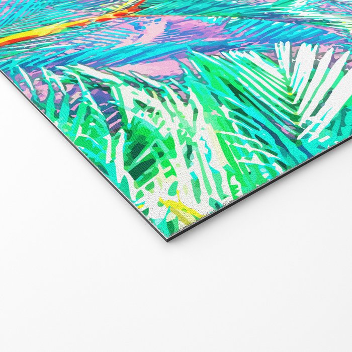 Colorful Palm Garden Welcome Mat Gallery Image 2