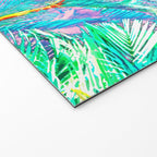 Colorful Palm Garden Welcome Mat Gallery Image 2