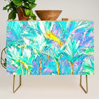 Colorful Palm Garden Credenza Gallery Image 1