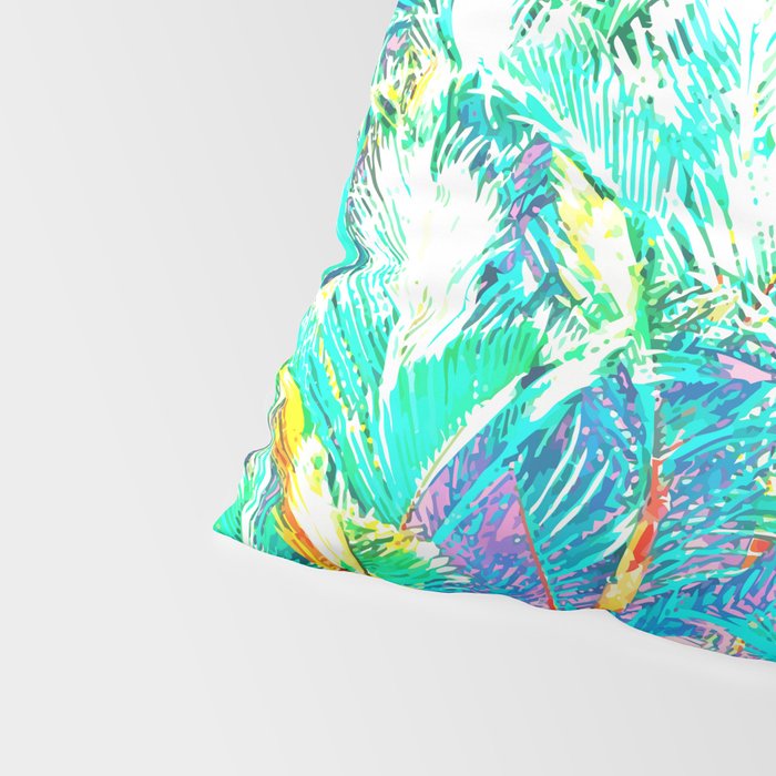Colorful Palm Garden Pillow Sham Gallery Image 4