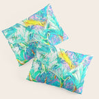 Colorful Palm Garden Pillow Sham Gallery Image 3