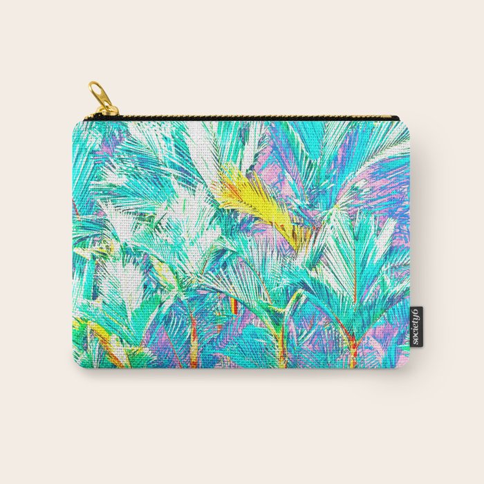Colorful Palm Garden Carry All Pouch Gallery Image 1
