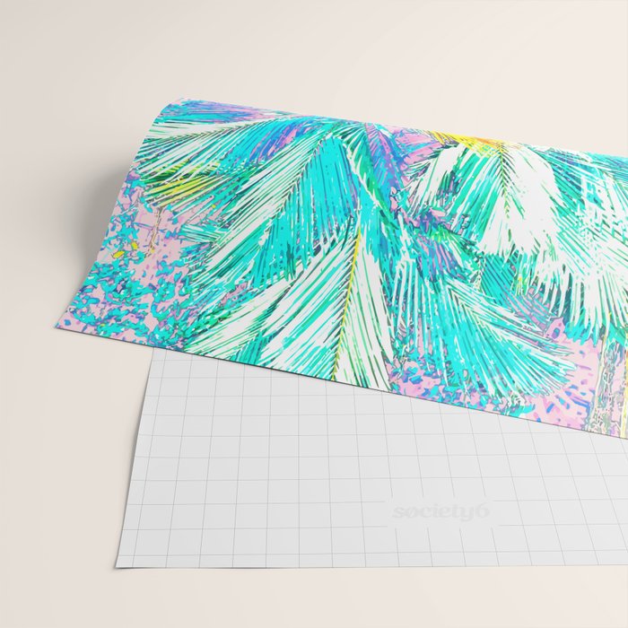 Colorful Palm Garden Wrapping Paper Gallery Image 2