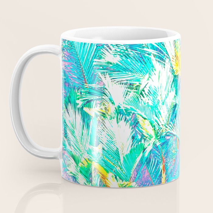 Colorful Palm Garden Coffee Mug Gallery Image 3