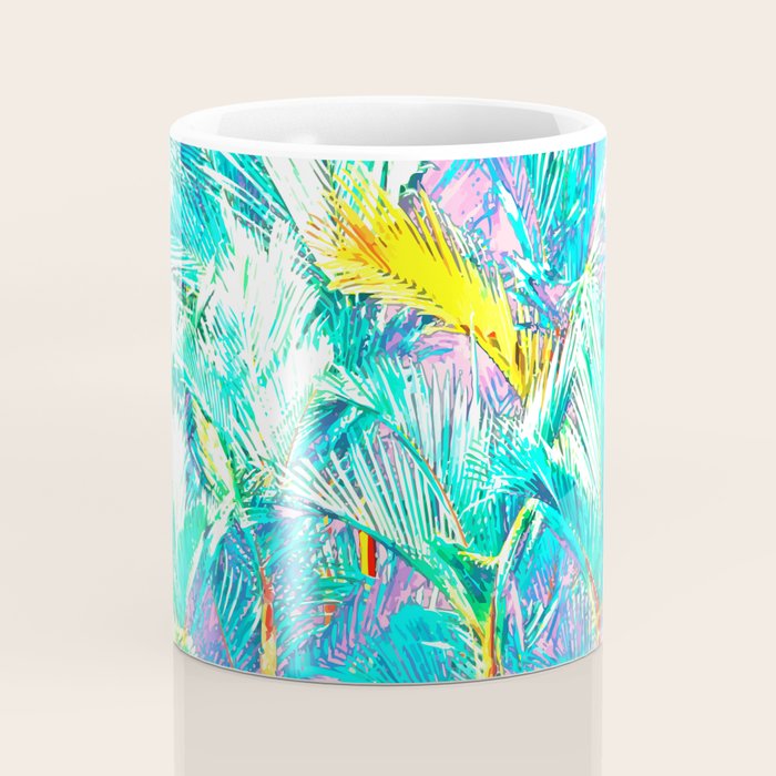 Colorful Palm Garden Coffee Mug Gallery Image 4