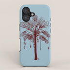 CALM BLUE PALM TREE iPhone Case Gallery Image 1