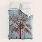 CALM BLUE PALM TREE Duvet Cover Gallery Image 6