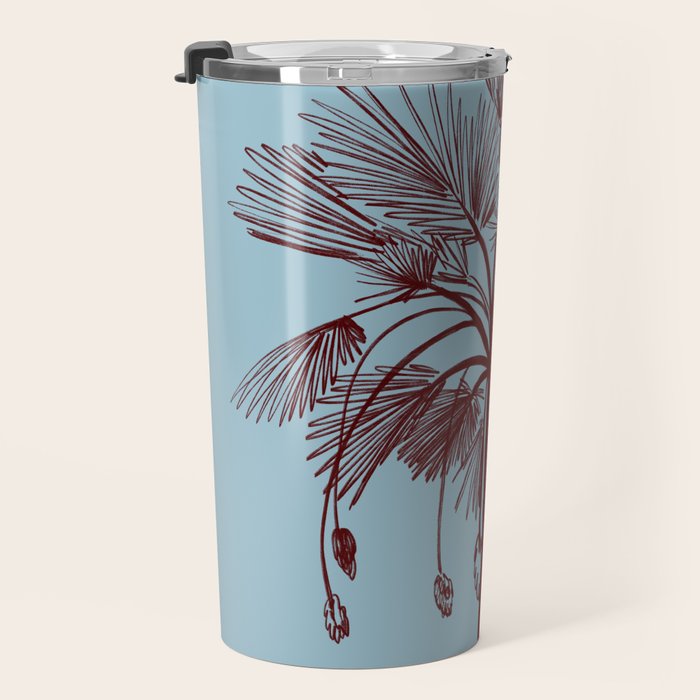 CALM BLUE PALM TREE Travel Mug Gallery Image 3