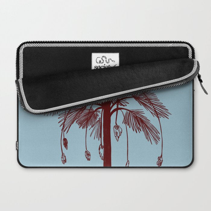 CALM BLUE PALM TREE Laptop Sleeve Gallery Image 2