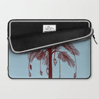 CALM BLUE PALM TREE Laptop Sleeve Gallery Image 2
