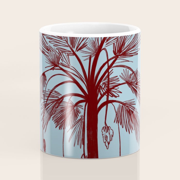 CALM BLUE PALM TREE Coffee Mug Gallery Image 4