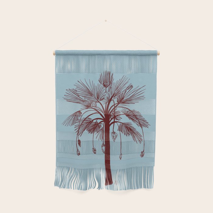 CALM BLUE PALM TREE Wall Hanging Gallery Image 1