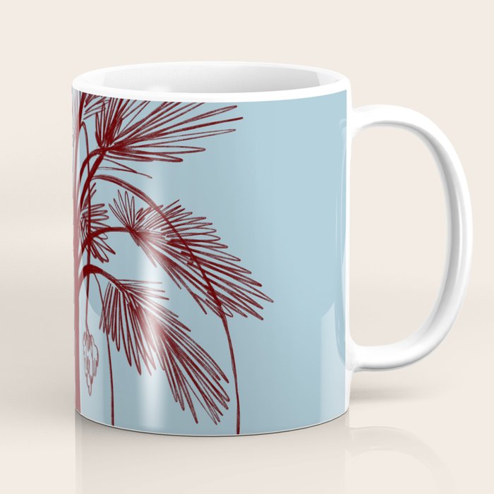 CALM BLUE PALM TREE Coffee Mug Gallery Image 1
