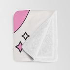Cowboy Hat Print Pink Preppy Decor Aesthetic Throw Blanket Gallery Image 3