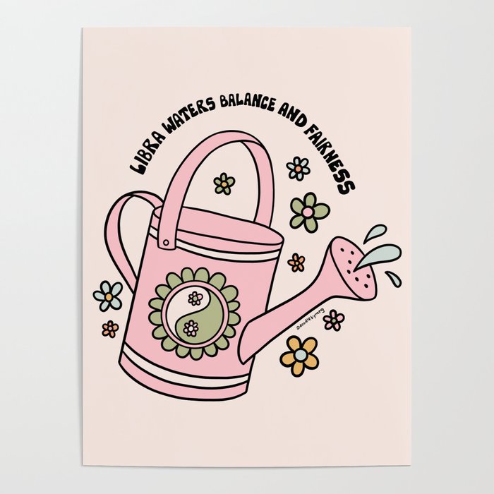 Libra Watering Can Poster Gallery Image 4