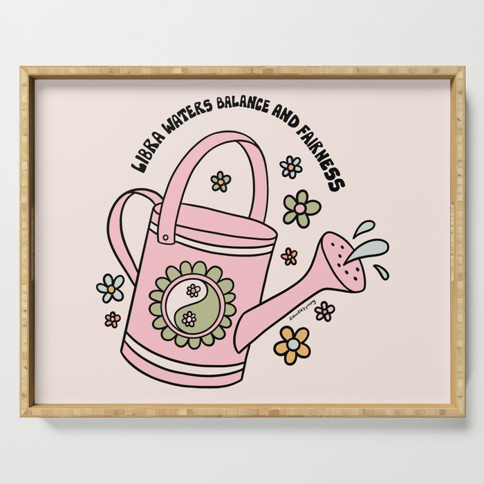 Libra Watering Can Serving Tray Gallery Image 1