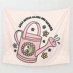 Libra Watering Can Wall Tapestry Gallery Image 4
