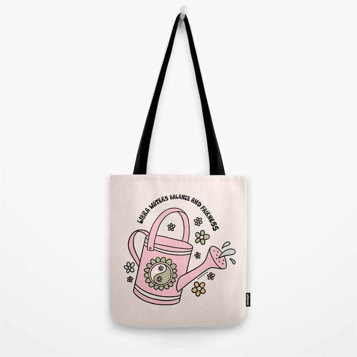 Libra Watering Can Tote Bag Gallery Image 2