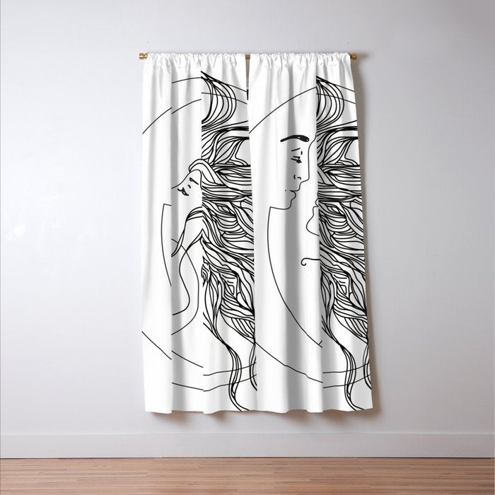 Sun and Moon II Window Curtain Gallery Image 3