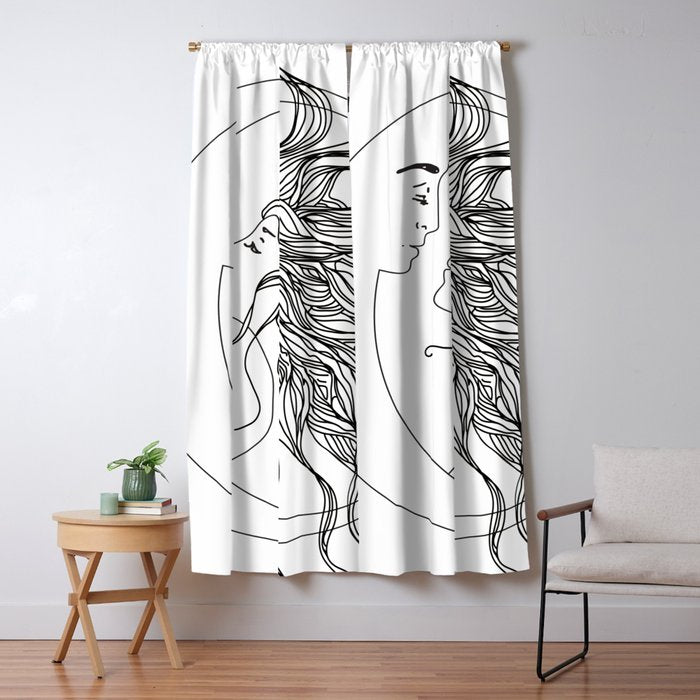 Sun and Moon II Window Curtain Gallery Image 5