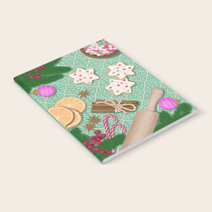 Whimsical Festive Holiday Baking Notebook Gallery Image 2